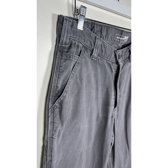 Carhartt Rugged Flex Relaxed Fit Canvas Work Pants Dark Gray Size 32x32 - Picture 3 of 11